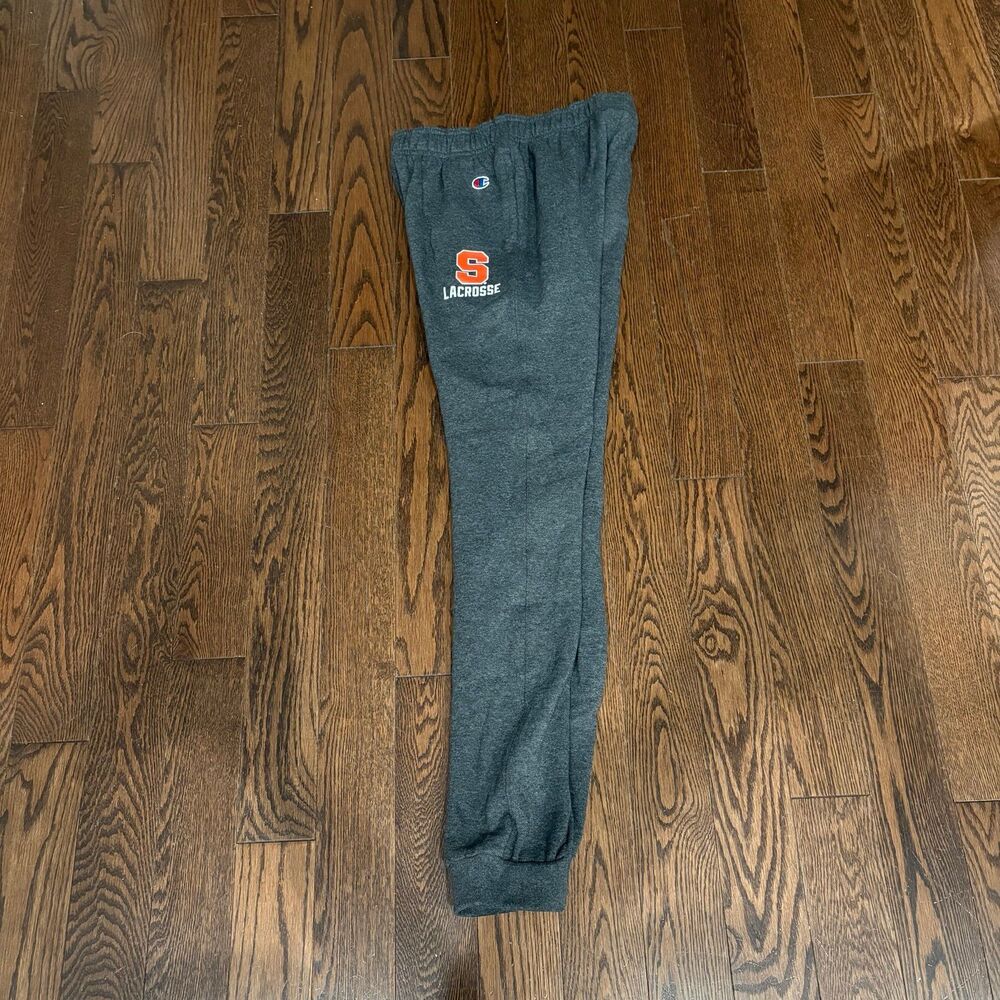 NWT {Champion} Syracuse Lacrosse Sweatpants, YXL (14-16)